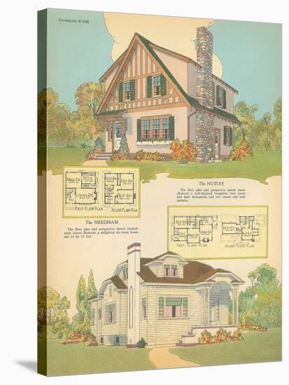 Residence, Rendering and Floor Plan-null-Stretched Canvas