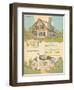 Residence, Rendering and Floor Plan-null-Framed Art Print