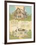 Residence, Rendering and Floor Plan-null-Framed Art Print