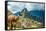 Resident Llama, Machu Picchu Ruins, UNESCO World Heritage Site, Peru, South America-Laura Grier-Framed Stretched Canvas