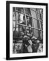 Resident of Italian Boystown Sitting in Barred Windowsill as Punishment For Wasting Bread-Hans Wild-Framed Photographic Print