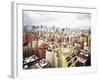 Residential Buildings and City Skyline-Alan Schein-Framed Photographic Print