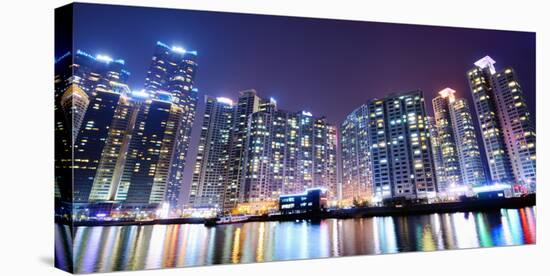 Residential High Rises in Busan, South Korea-Sean Pavone-Stretched Canvas