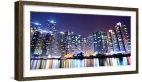 Residential High Rises in Busan, South Korea-Sean Pavone-Framed Photographic Print