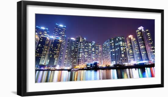 Residential High Rises in Busan, South Korea-Sean Pavone-Framed Photographic Print