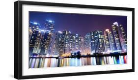 Residential High Rises in Busan, South Korea-Sean Pavone-Framed Photographic Print