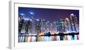 Residential High Rises in Busan, South Korea-Sean Pavone-Framed Photographic Print