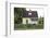 Residential house, yellow, Ed, Dalsland, Götaland, Sweden-Andrea Lang-Framed Photographic Print