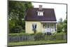 Residential house, yellow, Ed, Dalsland, Götaland, Sweden-Andrea Lang-Mounted Photographic Print