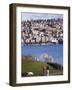 Residential Houses on Lake Union from Gas Works Park, Seattle, Washington State-Christian Kober-Framed Photographic Print