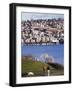 Residential Houses on Lake Union from Gas Works Park, Seattle, Washington State-Christian Kober-Framed Photographic Print