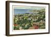 Residential Part of Laguna Beach, California-null-Framed Art Print