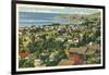 Residential Part of Laguna Beach, California-null-Framed Art Print