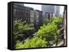 Residential Street, Harlem, New York City, New York, United States of America, North America-Christian Kober-Framed Stretched Canvas