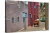 Residential Street in the New Town of Nani Daman, Daman, Gujarat, India, Asia-Tony Waltham-Stretched Canvas