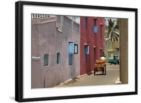 Residential Street in the New Town of Nani Daman, Daman, Gujarat, India, Asia-Tony Waltham-Framed Photographic Print