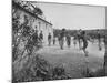 Residents of Italian Boystown Playing Soccer-null-Mounted Photographic Print