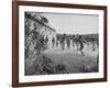 Residents of Italian Boystown Playing Soccer-null-Framed Photographic Print