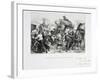 Residents of the Suburbs Arriving in Paris before the Prussians Besiege the City, 1870-Auguste Bry-Framed Giclee Print