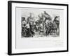 Residents of the Suburbs Arriving in Paris before the Prussians Besiege the City, 1870-Auguste Bry-Framed Giclee Print