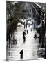 Residents Walk Through Floodwaters on Canal Street-null-Mounted Premium Photographic Print