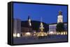 Residenzplatz Square-Markus Lange-Framed Stretched Canvas