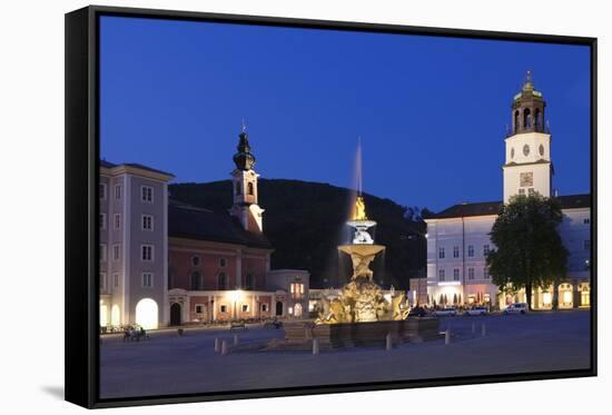 Residenzplatz Square-Markus Lange-Framed Stretched Canvas