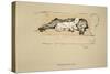 Resignation, 1930, 1st Edition of Sleeping Partners-Cecil Aldin-Stretched Canvas