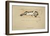 Resignation, 1930, 1st Edition of Sleeping Partners-Cecil Aldin-Framed Giclee Print