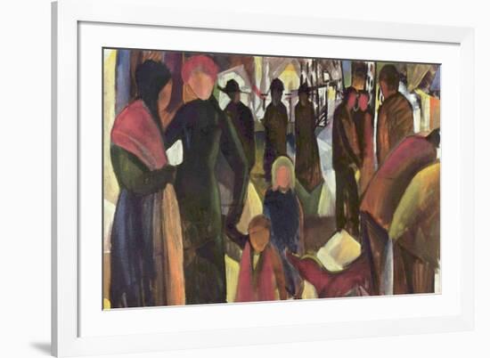 Resignation-Auguste Macke-Framed Art Print