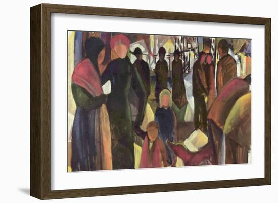 Resignation-Auguste Macke-Framed Art Print