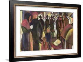 Resignation-Auguste Macke-Framed Art Print