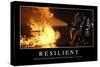 Resilient: Inspirational Quote and Motivational Poster-null-Stretched Canvas