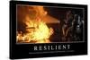 Resilient: Inspirational Quote and Motivational Poster-null-Stretched Canvas