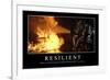 Resilient: Inspirational Quote and Motivational Poster-null-Framed Photographic Print