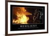 Resilient: Inspirational Quote and Motivational Poster-null-Framed Photographic Print