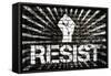 Resist Political-null-Framed Stretched Canvas