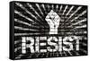 Resist Political-null-Framed Stretched Canvas