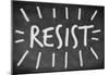 Resist-null-Mounted Poster