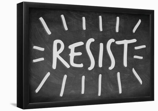 Resist-null-Framed Poster