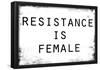 Resistance Is Female-null-Framed Poster