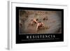 Resistencia. Cita Inspiradora Y Póster Motivacional-null-Framed Photographic Print