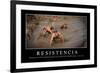 Resistencia. Cita Inspiradora Y Póster Motivacional-null-Framed Photographic Print