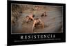 Resistencia. Cita Inspiradora Y Póster Motivacional-null-Mounted Photographic Print