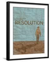 Resolution (Grapes Of Wrath) - Element of a Novel-Christopher Rice-Framed Art Print