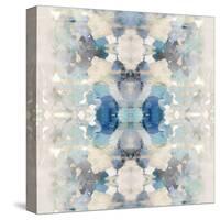 Resonate Blue and Aqua-Ellie Roberts-Stretched Canvas