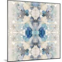 Resonate Blue and Aqua-Ellie Roberts-Mounted Art Print