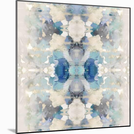 Resonate Blue and Aqua-Ellie Roberts-Mounted Art Print