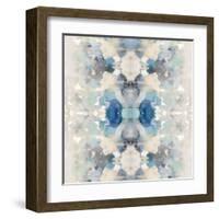 Resonate Blue and Aqua-Ellie Roberts-Framed Art Print