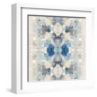 Resonate Blue and Aqua-Ellie Roberts-Framed Art Print